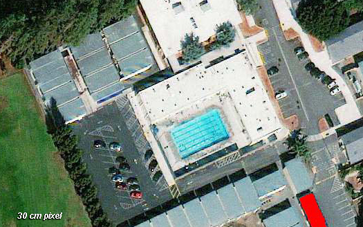 © aerialarchives.com satellite photograph 30cm pixel sample