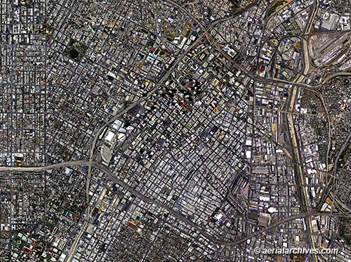 © aerialarchives.com  aerial photo map of Los Angeles AHLV3093 BHJXKM 