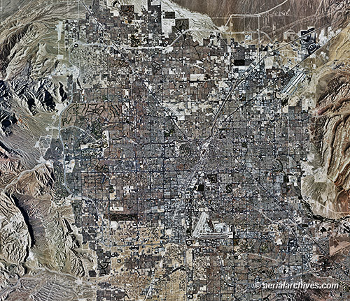 © aerialarchives.com  aerial map Las Vegas Nevada AHLV3334