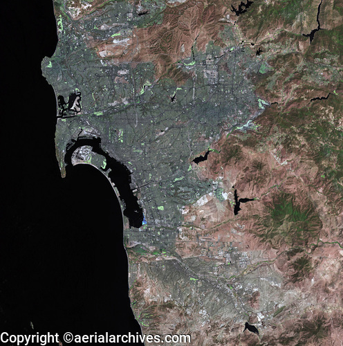 © aerialarchives.com satellite image San Diego Tijuana AHLV3629,CNWNA4