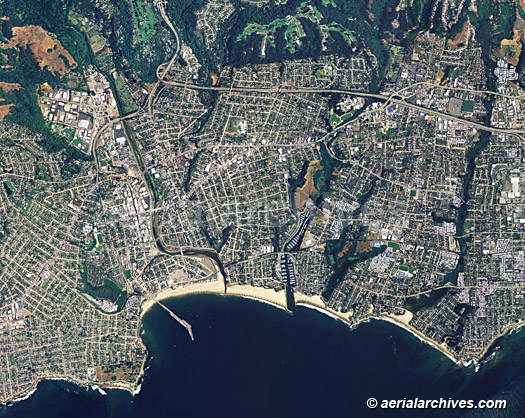 © aerialarchives.com aerial map Santa Cruz county, California